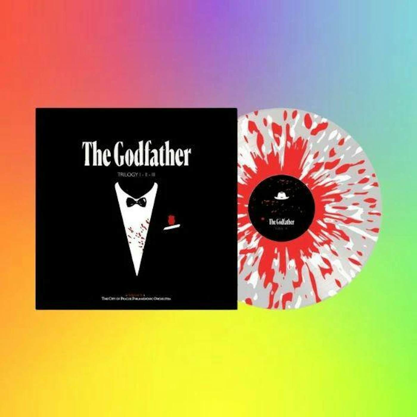 The City of Prague Philharmonic Orchestra Godfather Trilogy I - II - III (Splatter Grey & Red vinyl/2LP) vinyl record