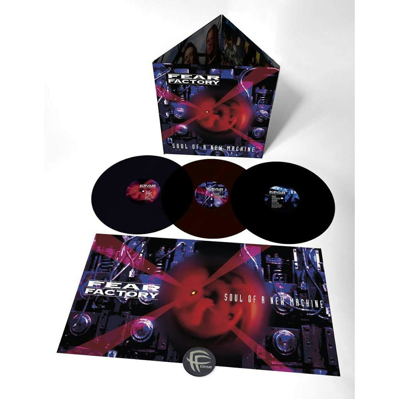 Fear Factory Soul Of A New Machine (Deluxe/30th Anniversary Edition/3LP) Vinyl Record