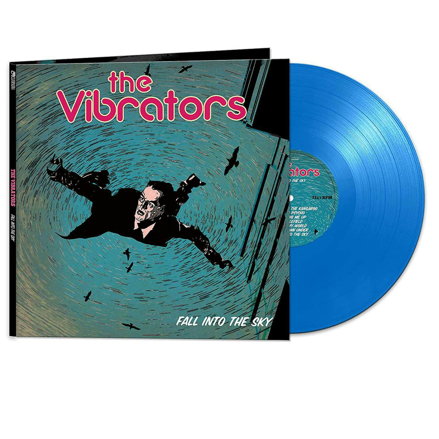 The Vibrators Fall Into The Sky (Blue) Vinyl Record