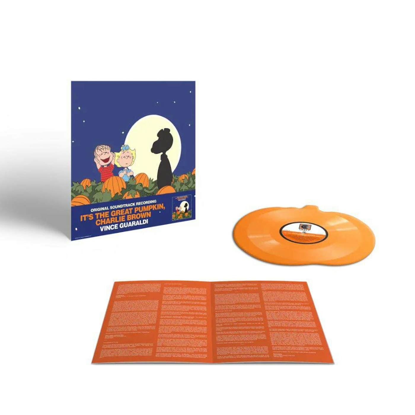 Vince Guaraldi It's The Great Pumpkin, Charlie Brown (Translucent Orange Pumpkin Shaped/33 1/3rpm) Vinyl Record
