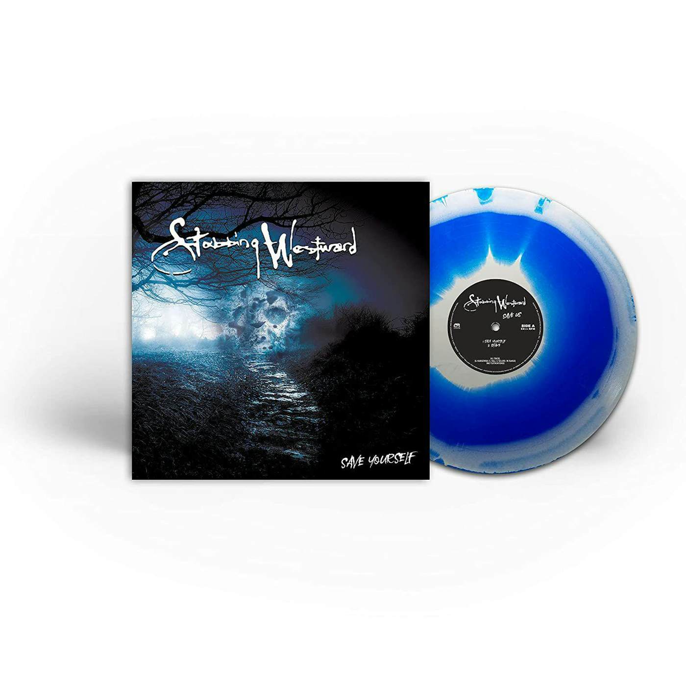 Stabbing Westward Save Yourself (Blue/White Haze) Vinyl Record