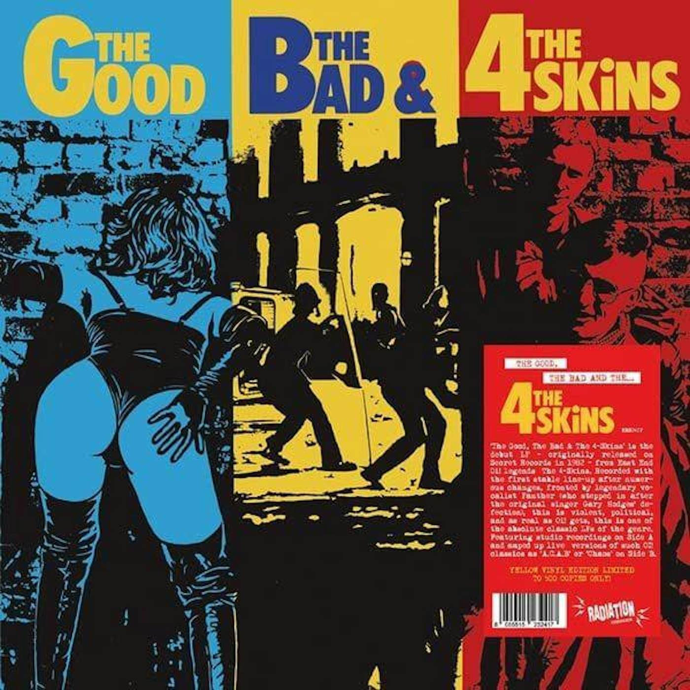 4 Skins Good, The Bad & The 4 Skin (Yellow) Vinyl Record