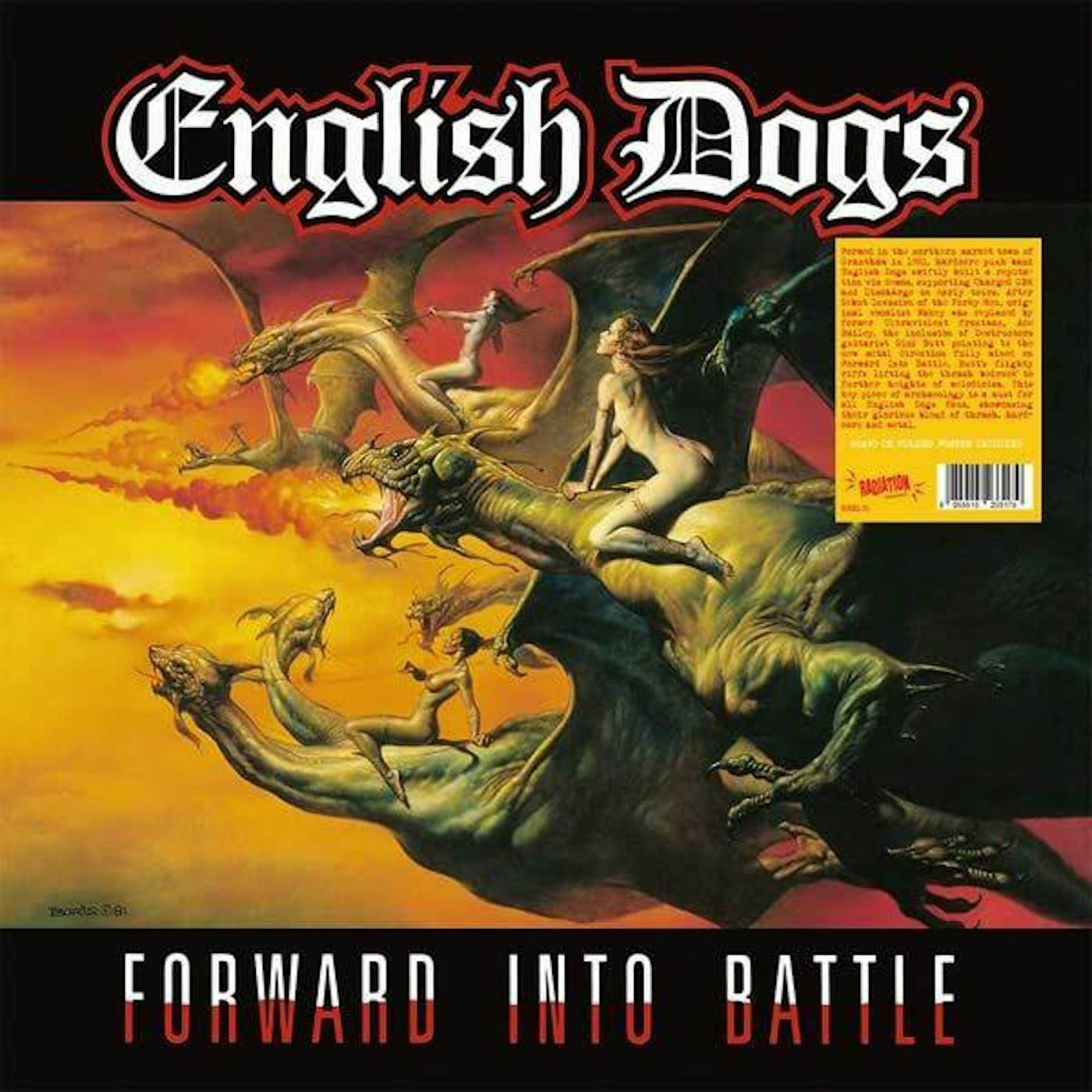English Dogs Forward Into Battle Vinyl Record