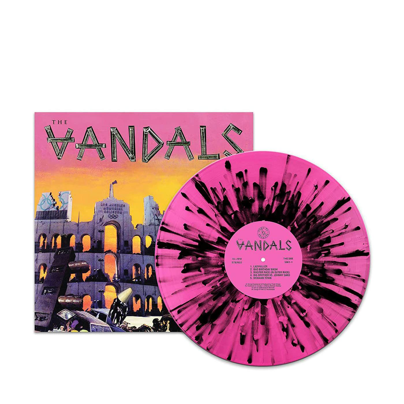 When In Rome Do As The Vandals (Pink & Black) Vinyl Record