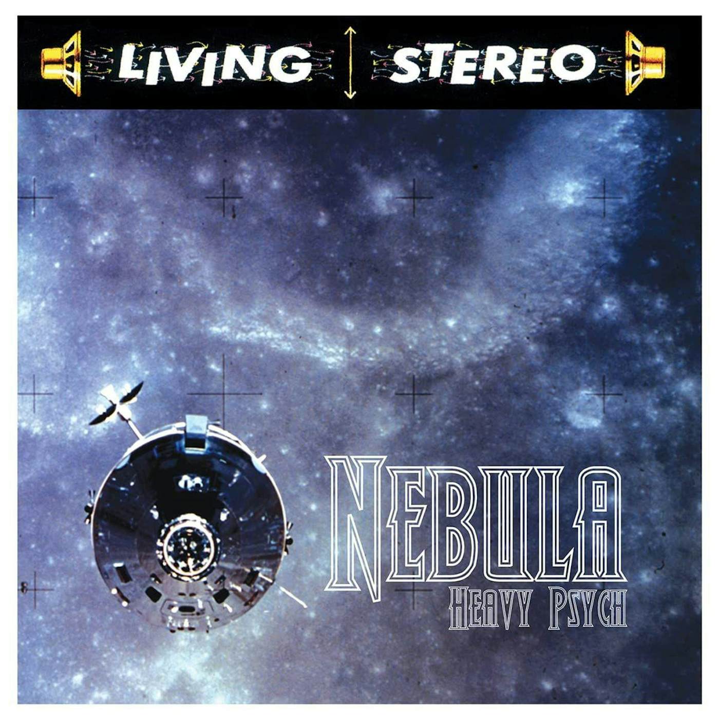 Nebula Heavy Psych (Blue/White/Black) Vinyl Record