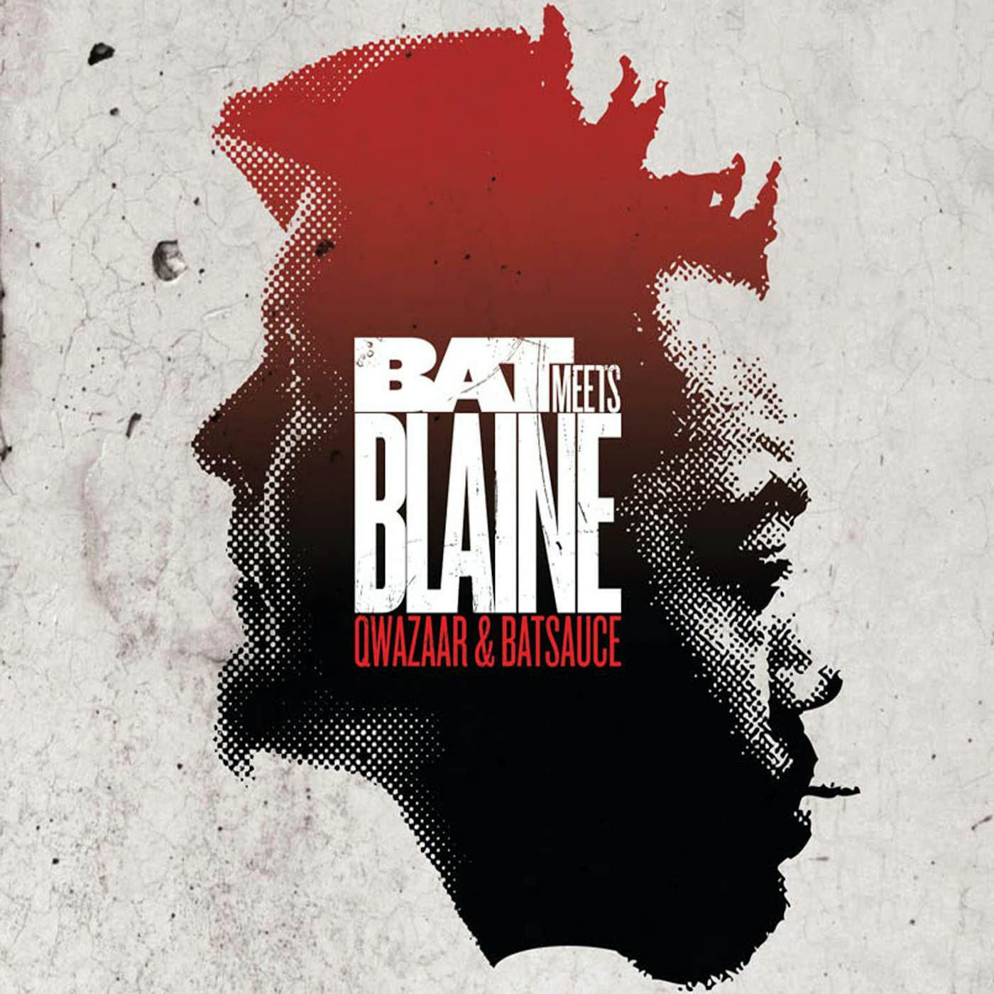 Qwazaar, Batsauce Bat Meets Blaine (10th Anniversary Edition) (Red Meets Black) Vinyl Record