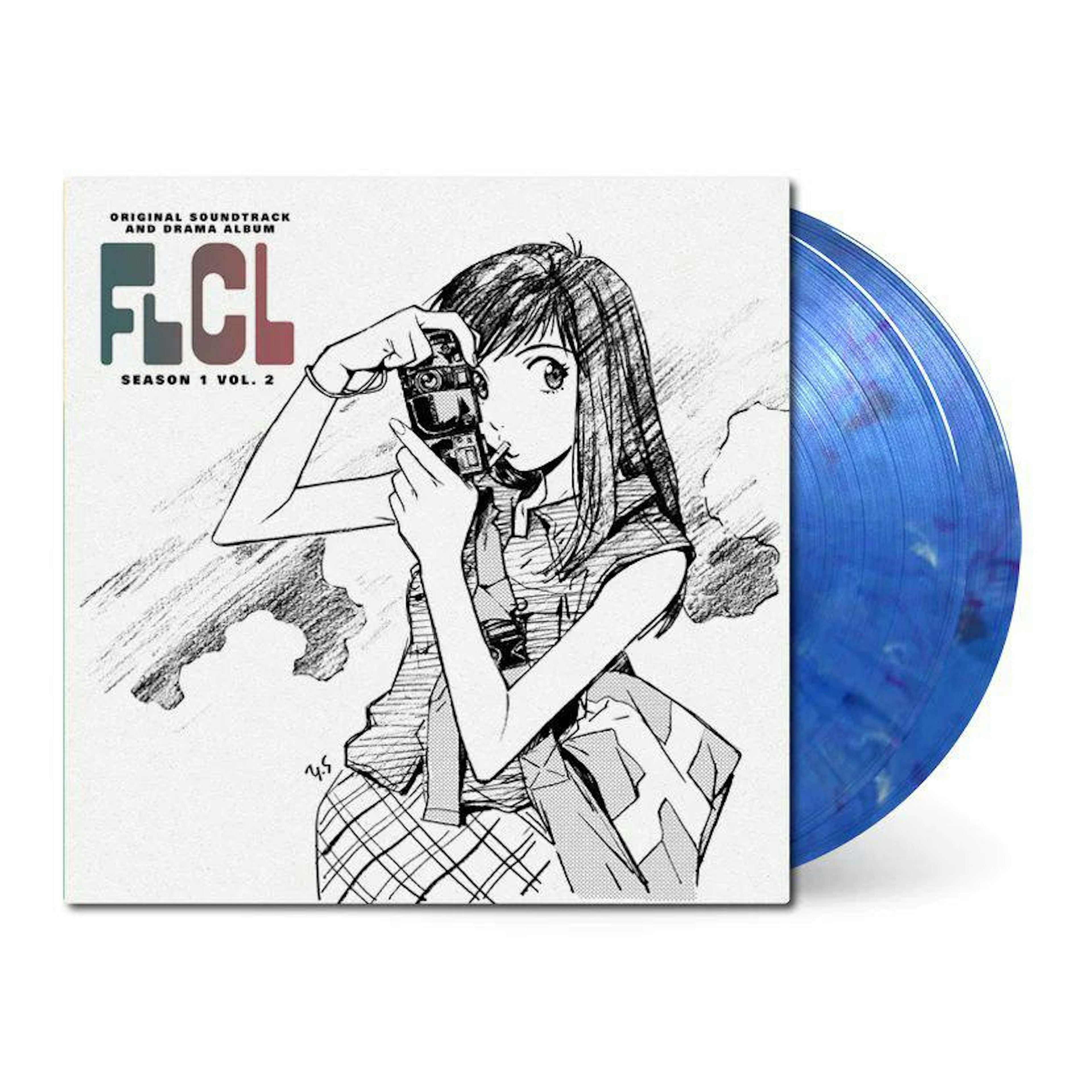 the pillows FLCL: Season 1 Original Soundtrack (Drama Album) (Translucent Blue Marble/2LP) Vinyl