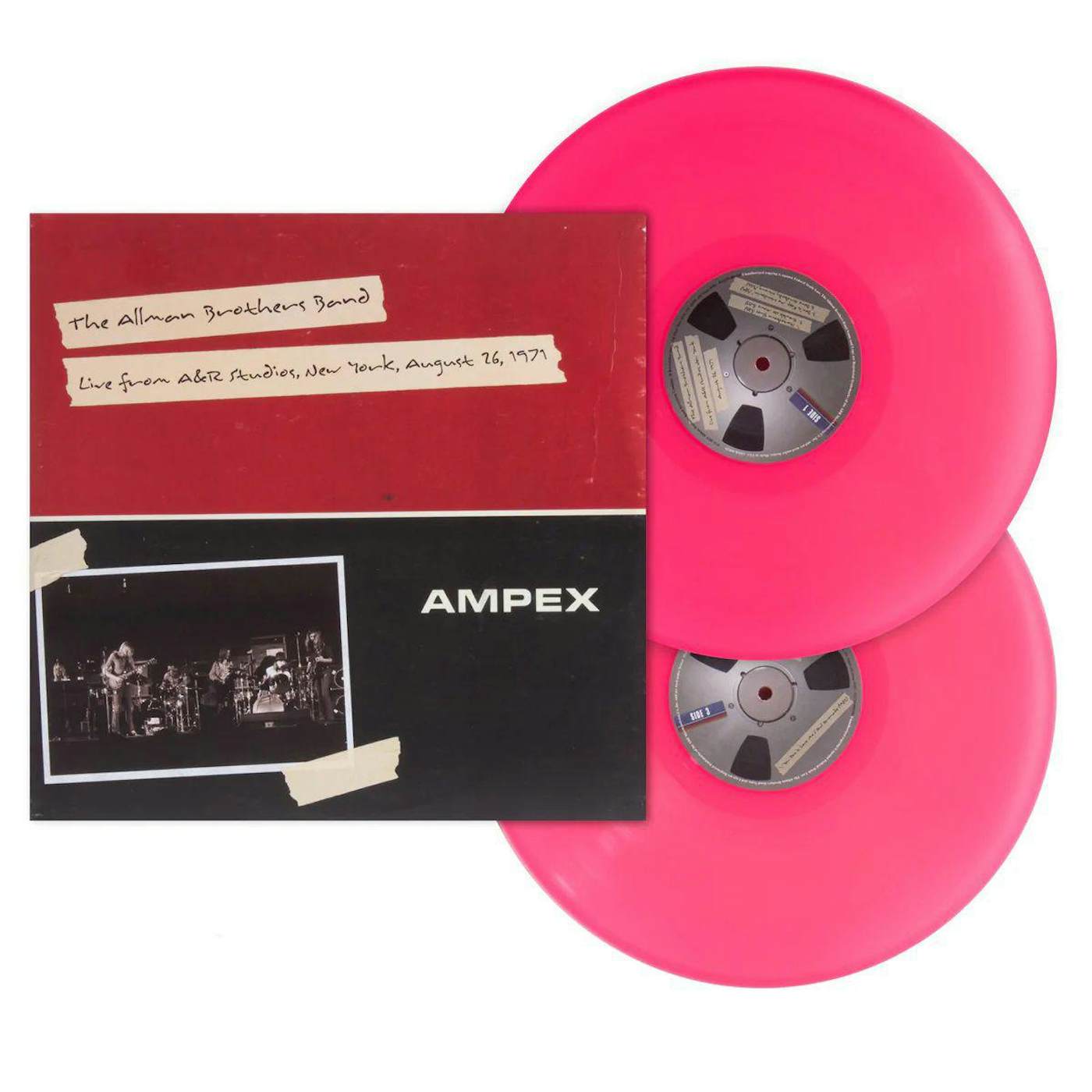 Allman Brothers Band LIVE FROM A&R STUDIOS NEW YORK AUGUST 26 1971 (PINK VINYL/140G/2LP) (TEN BANDS ONE CAUSE) Vinyl Record