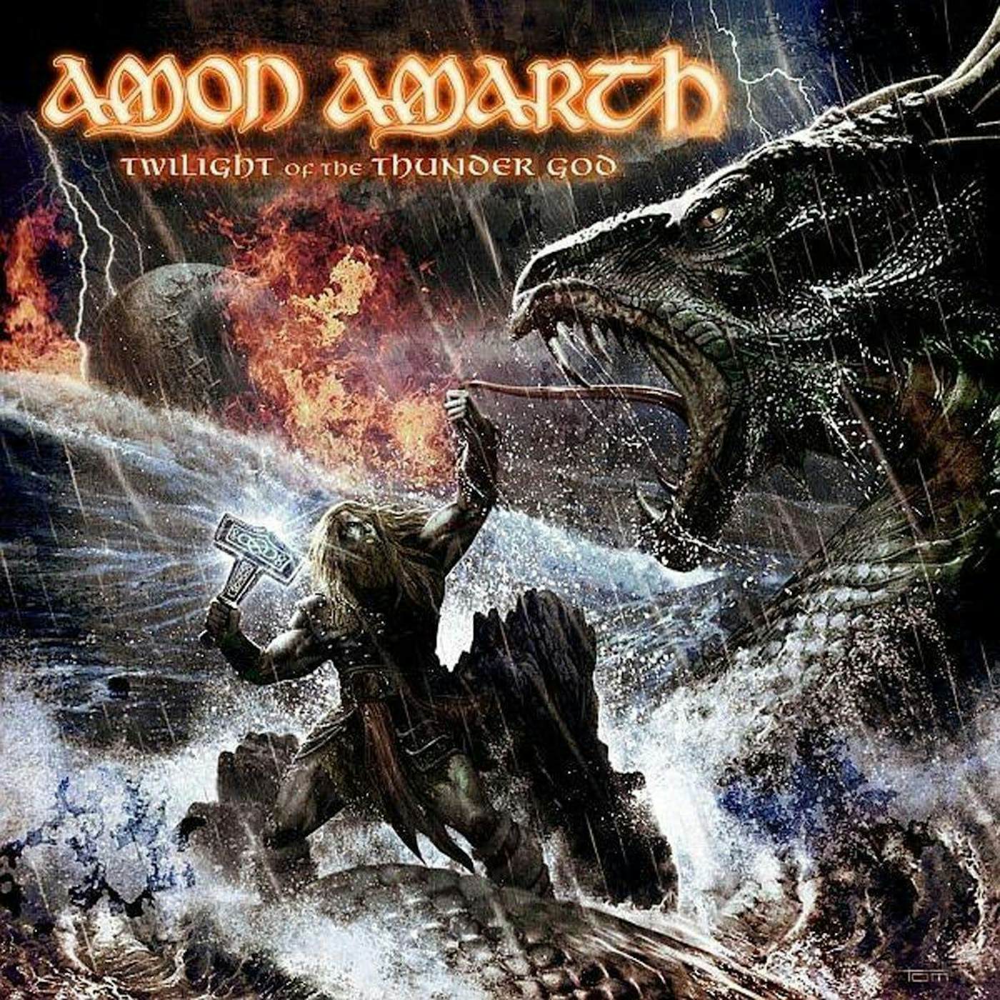 Amon Amarth TWILIGHT OF THE THUNDER GOD (180G) Vinyl Record