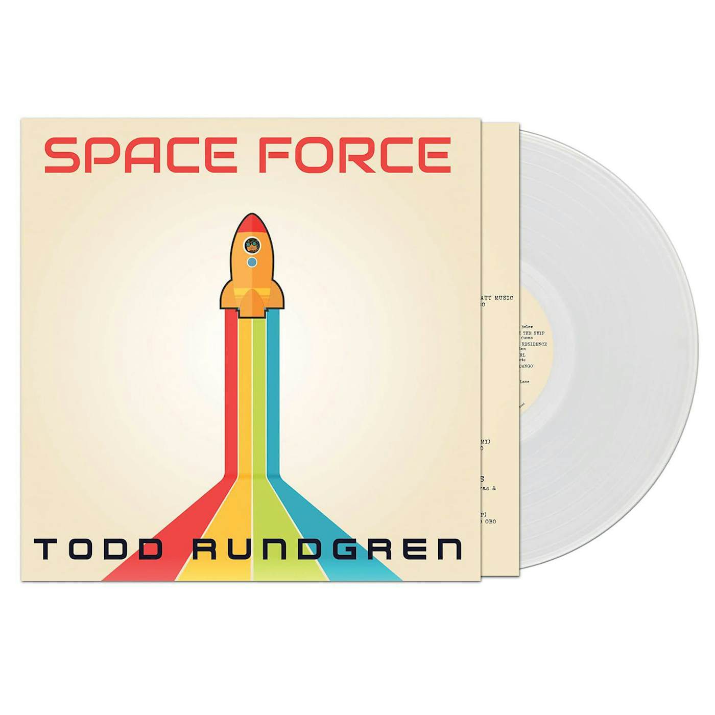 Todd Rundgren SPACE FORCE (CLEAR VINYL) Vinyl Record