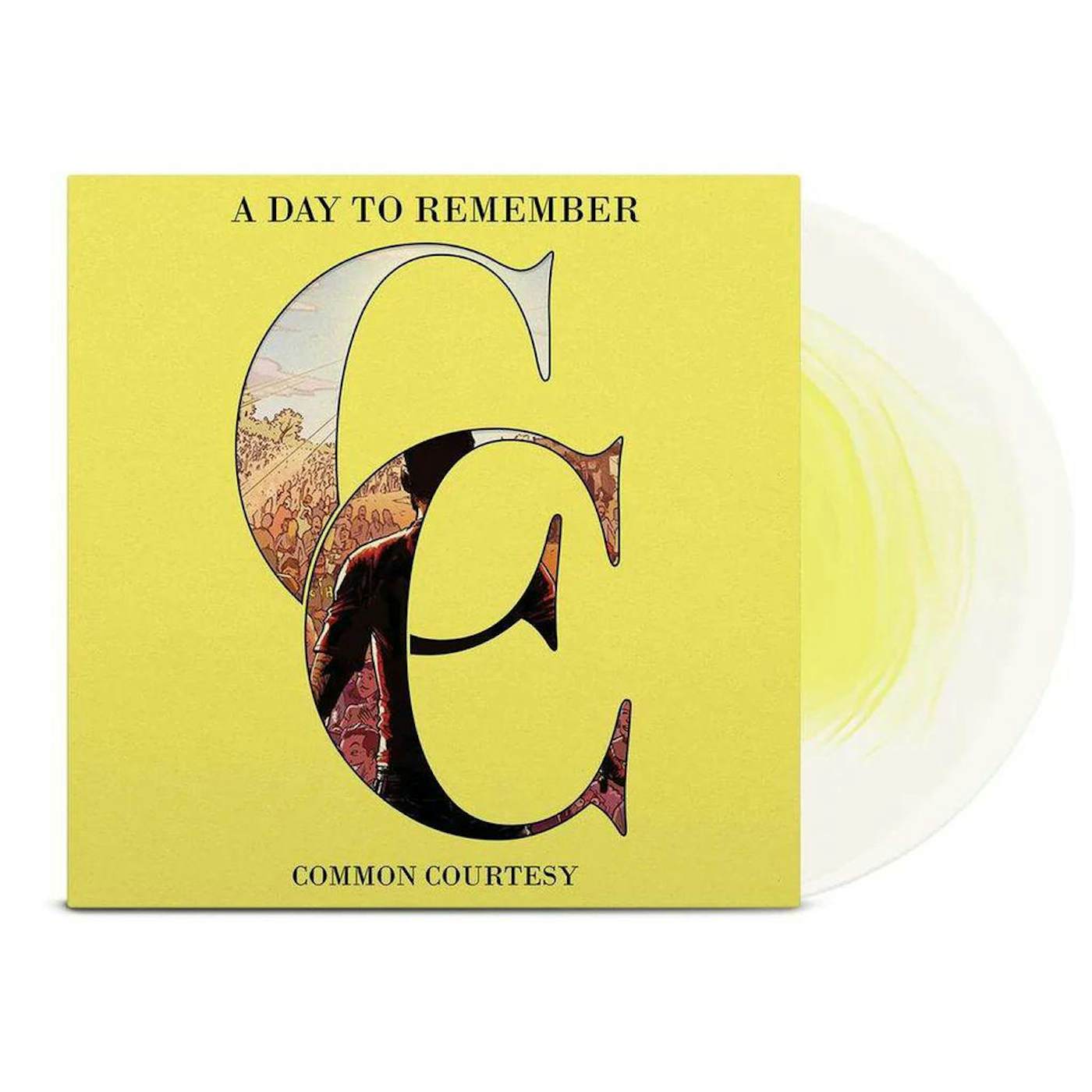 A Day To Remember COMMON COURTESY (LEMON & MILKY CLEAR VINYL) Vinyl Record