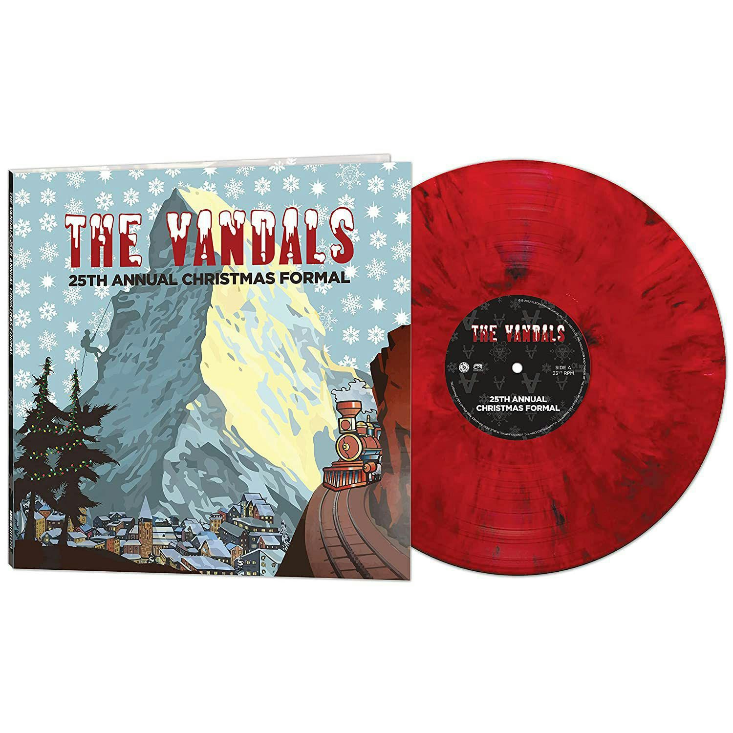 The Vandals 25th Annual Christmas Formal (Red & Black Marble) Vinyl Record