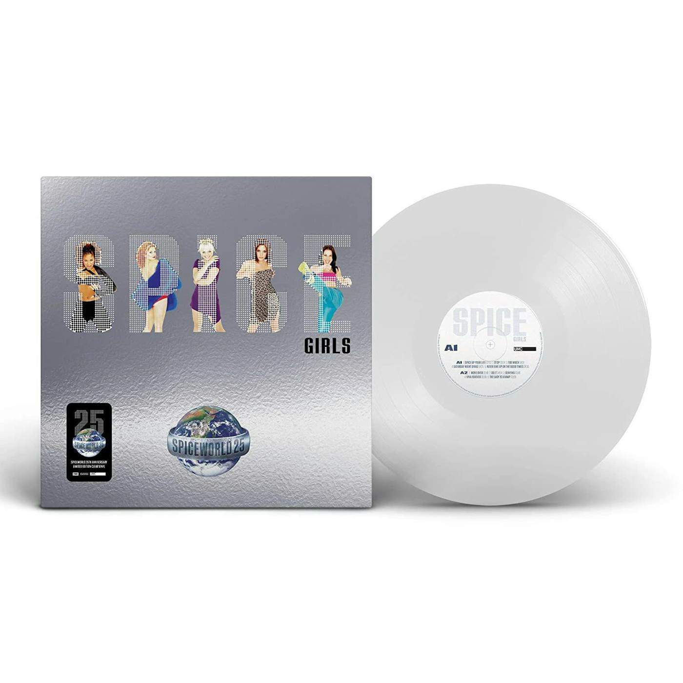 Spice Girls Spiceworld 25 (Clear) Vinyl Record