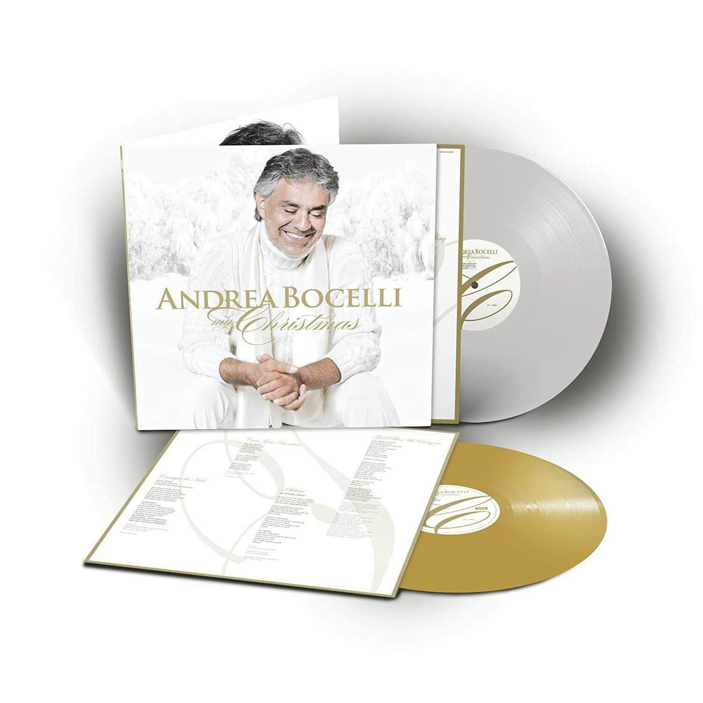Andrea Bocelli My Christmas (White & Gold/2L) Vinyl Record