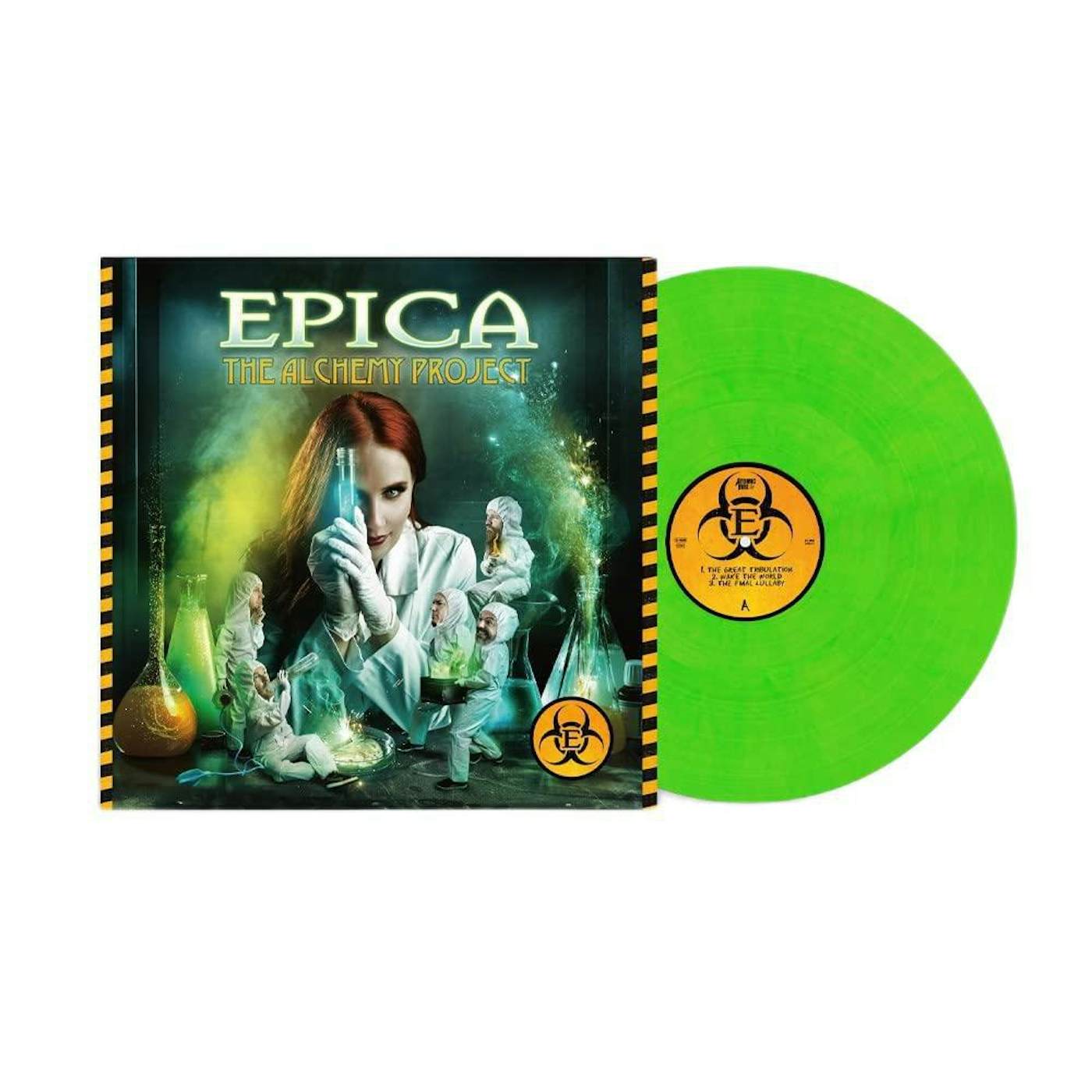 Epica The Alchemy Project (Toxic Green Marbled) Vinyl Record