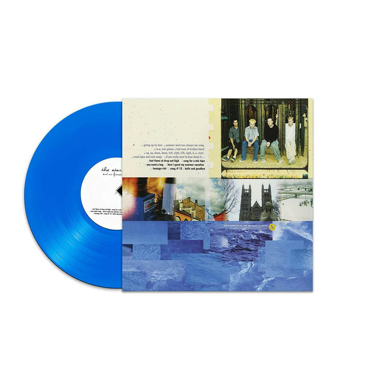 The Ataris END IS FOREVER (BLUE) Vinyl Record