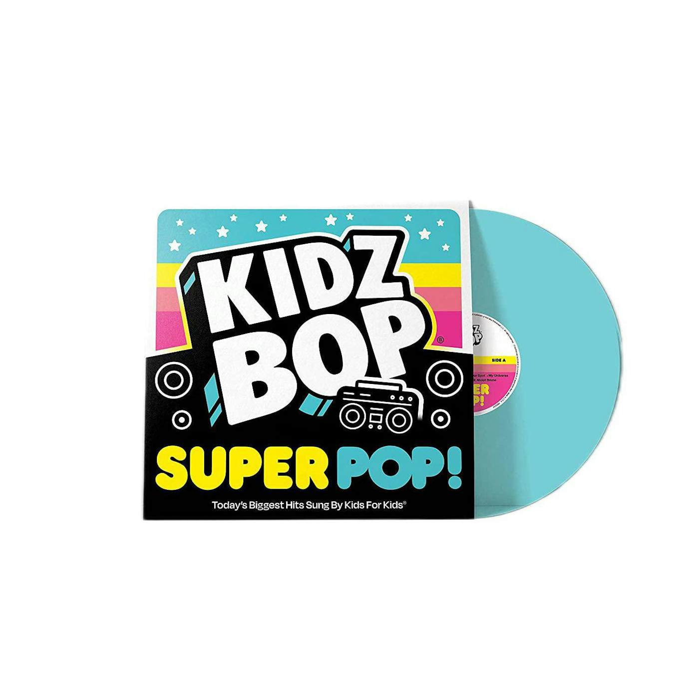 KIDZ BOP Super Pop! (Sea Glass LP) Vinyl Record