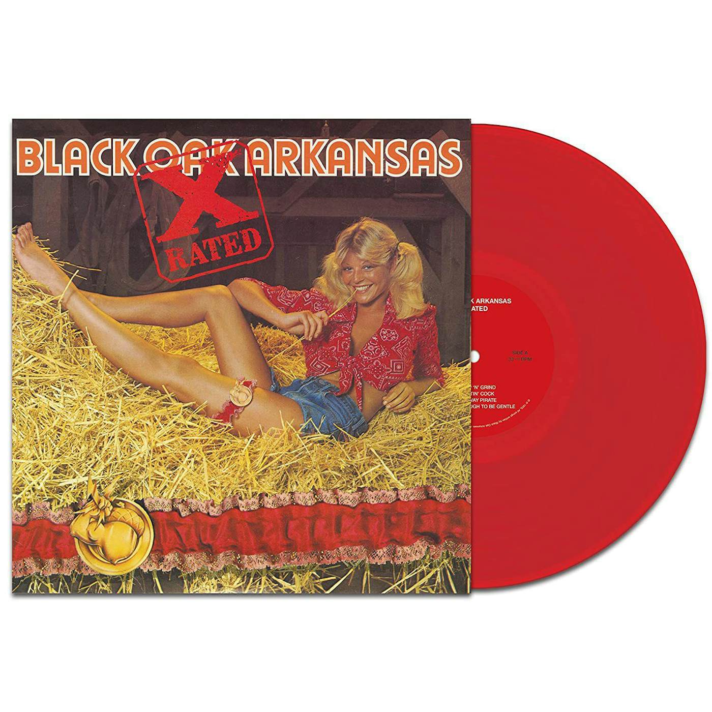 Black Oak Arkansas X RATED (RED VINYL/REISSUE) Vinyl Record
