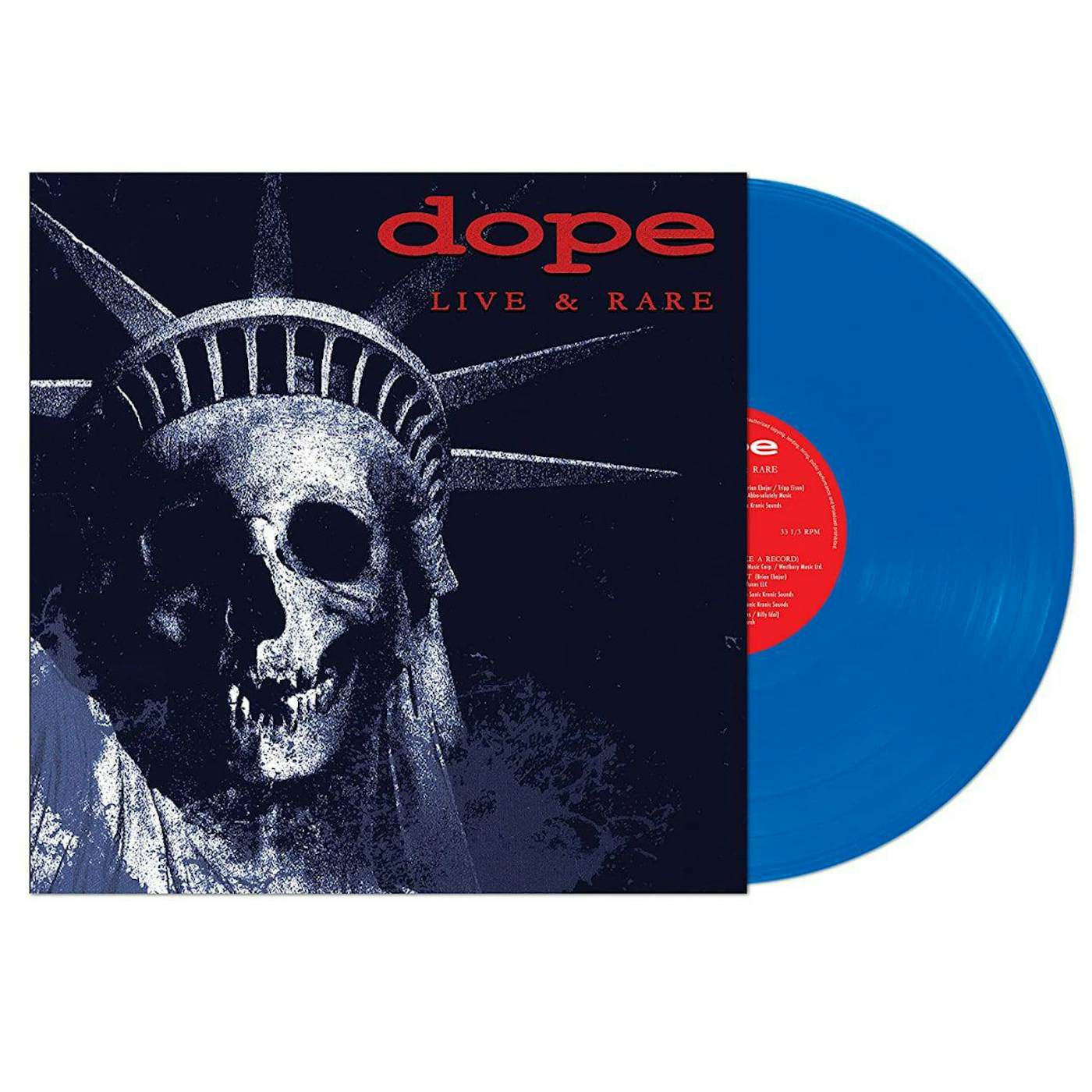Dope LIVE & RARE (BLUE VINYL) Vinyl Record