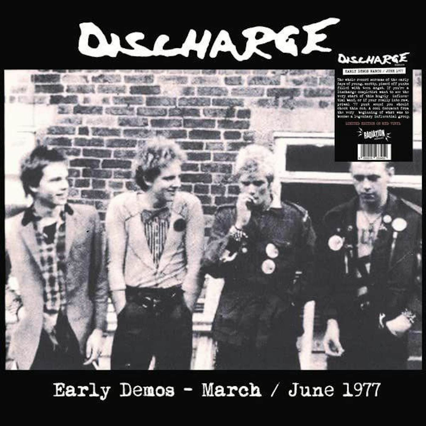 Discharge EARLY DEMOS - MARCH/JUNE 1977 Vinyl Record