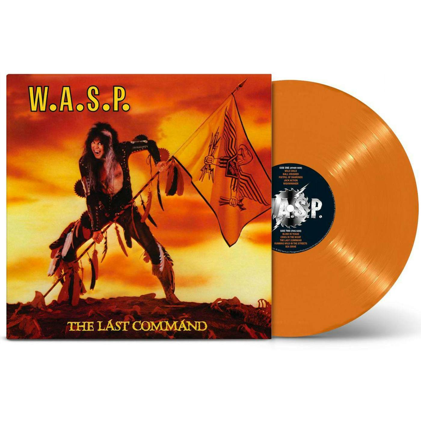 W.A.S.P. Last (Orange) Vinyl Record