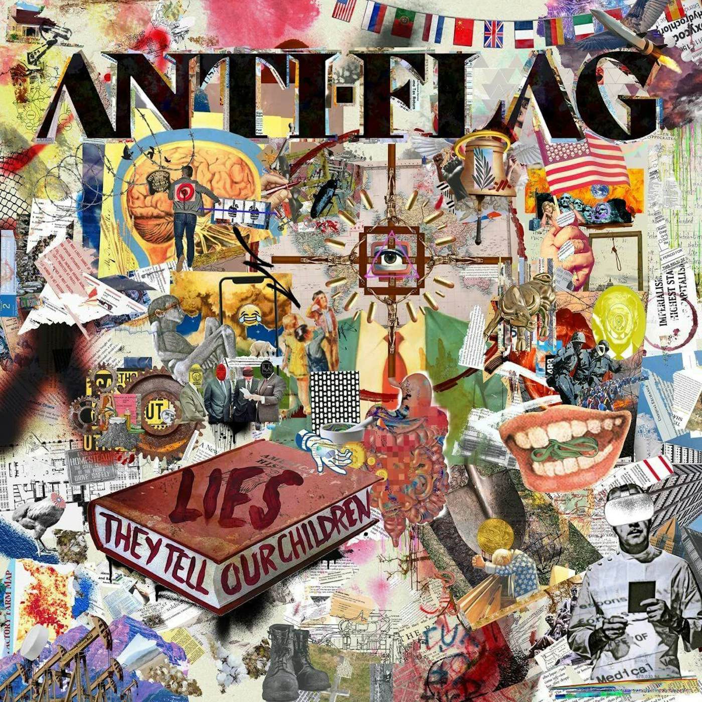 Anti-Flag Lies They Tell Our Children (White) Vinyl Record