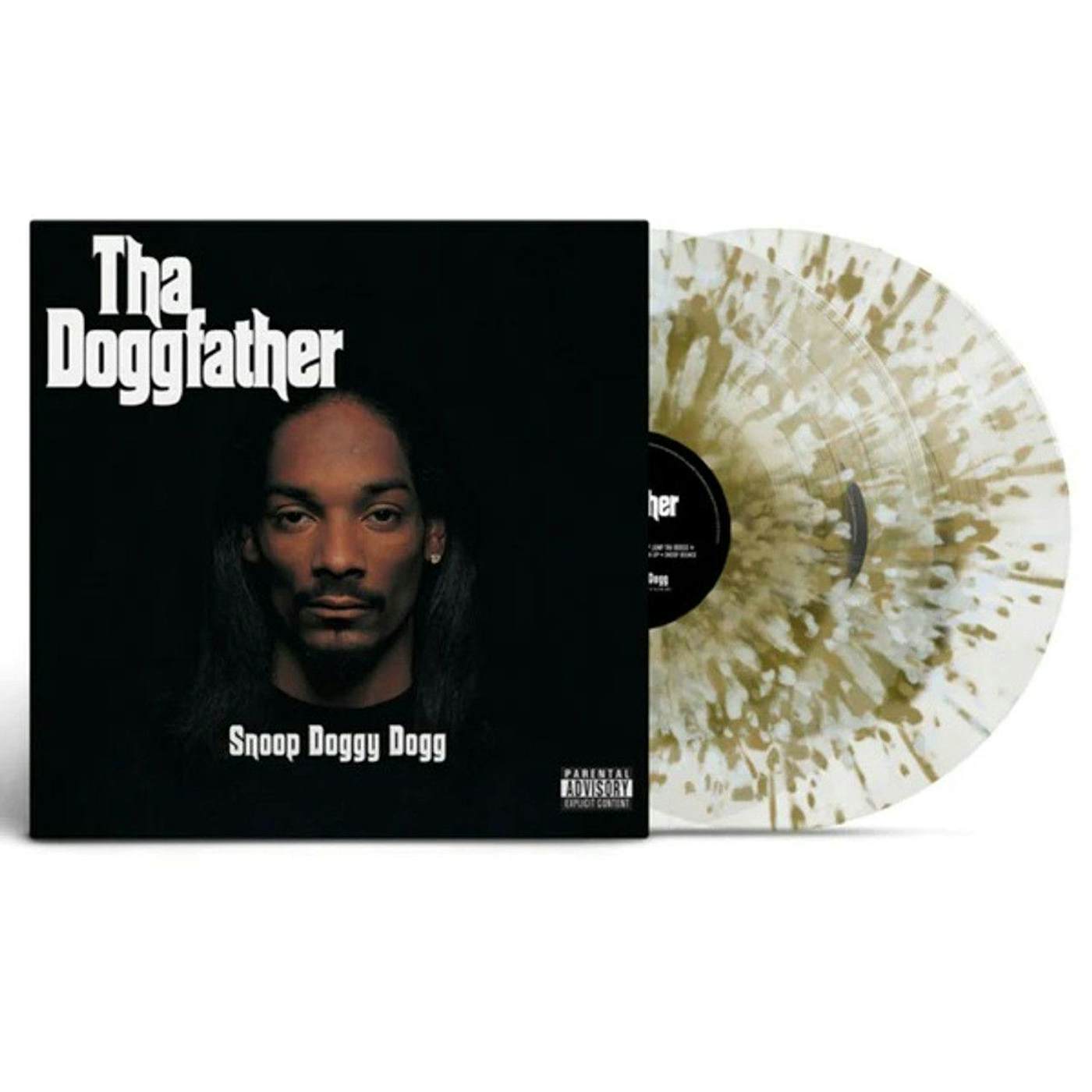 Snoop Dogg THA DOGGFATHER - CLEAR WITH WHITE SPLATTER Vinyl
