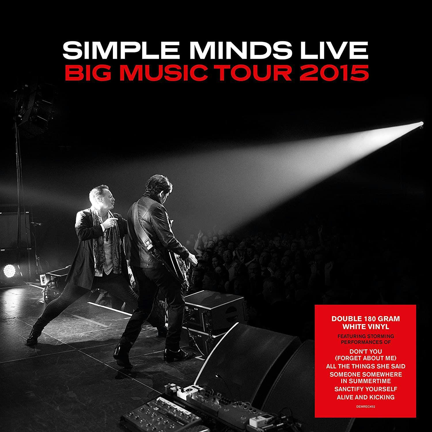 Simple Minds BIG MUSIC TOUR 2015 (LIVE) Vinyl Record