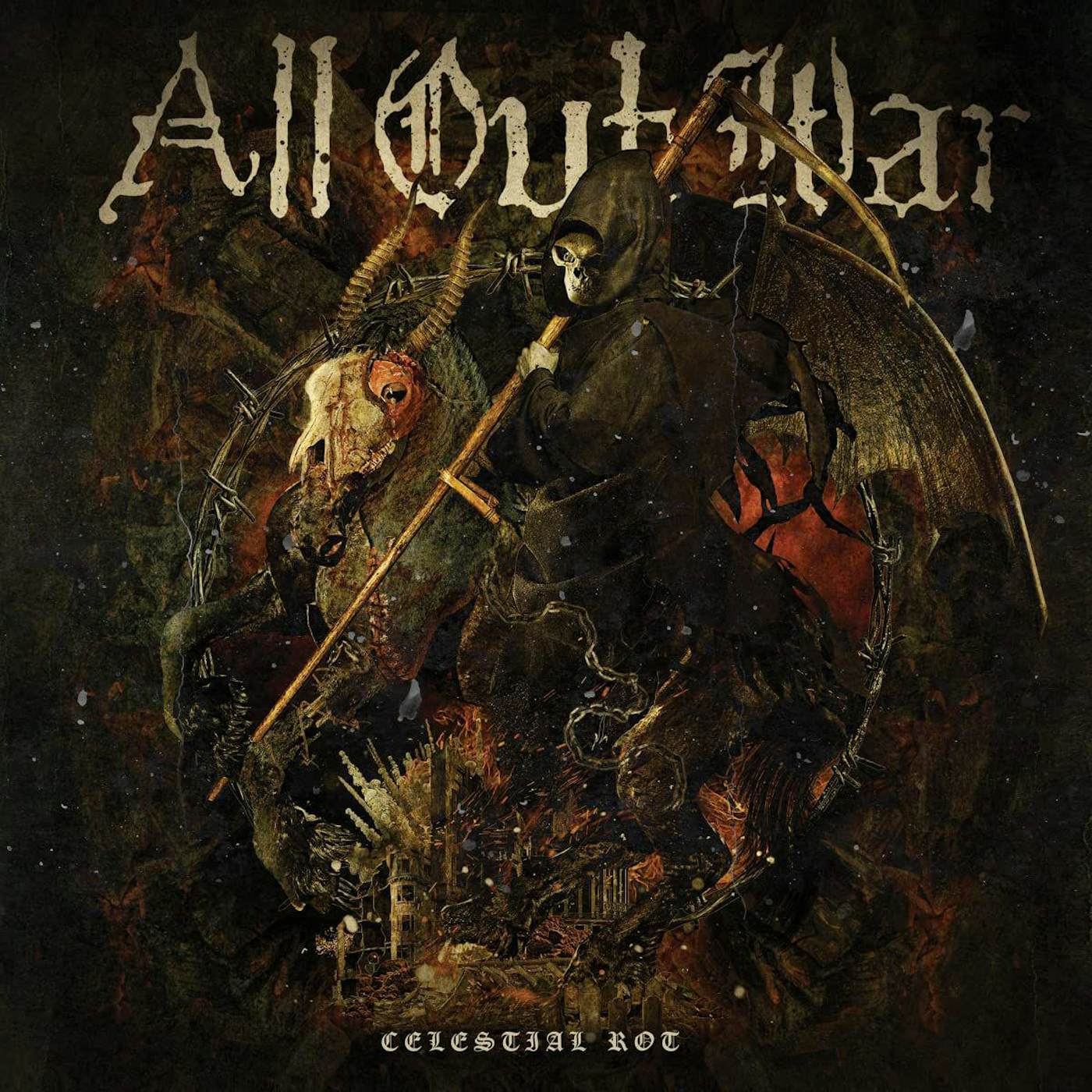 All Out War CELESTIAL RIOT Vinyl Record