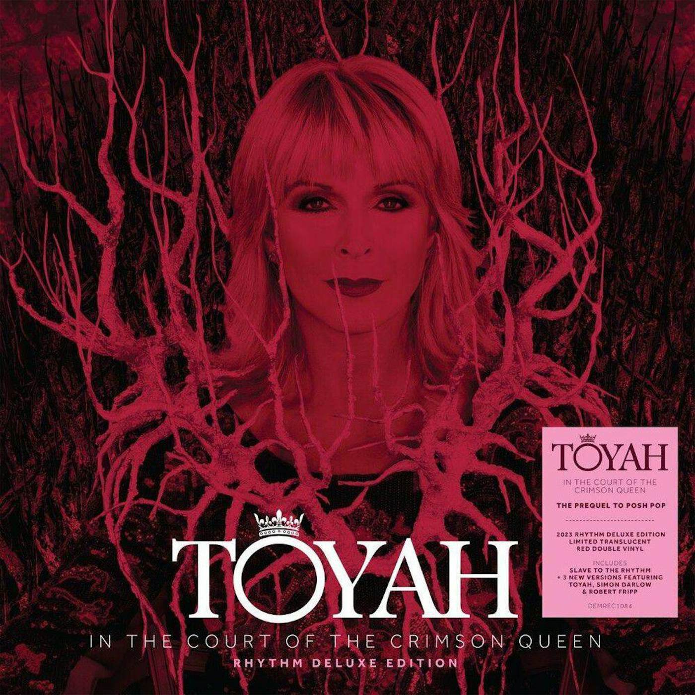 Toyah In The Court Of The Crimson Queen: Rhythm (Deluxe Edition/Red/140g/Revised Artwork & Lyrics) Vinyl Record