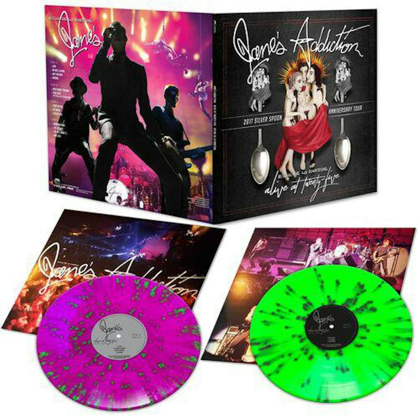 Jane's Addiction Alive At Twenty-Five - Ritual De Lo Habitual Live (Purple/Green) Vinyl Record