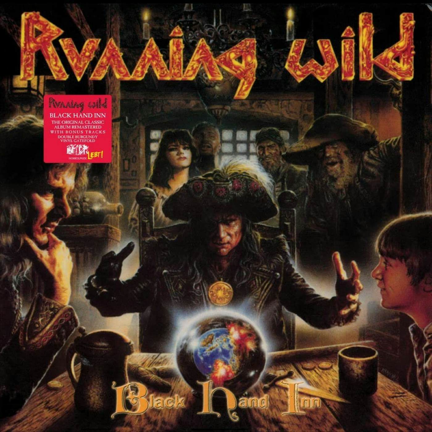 Running Wild BLACK HAND INN (2LP) Vinyl Record