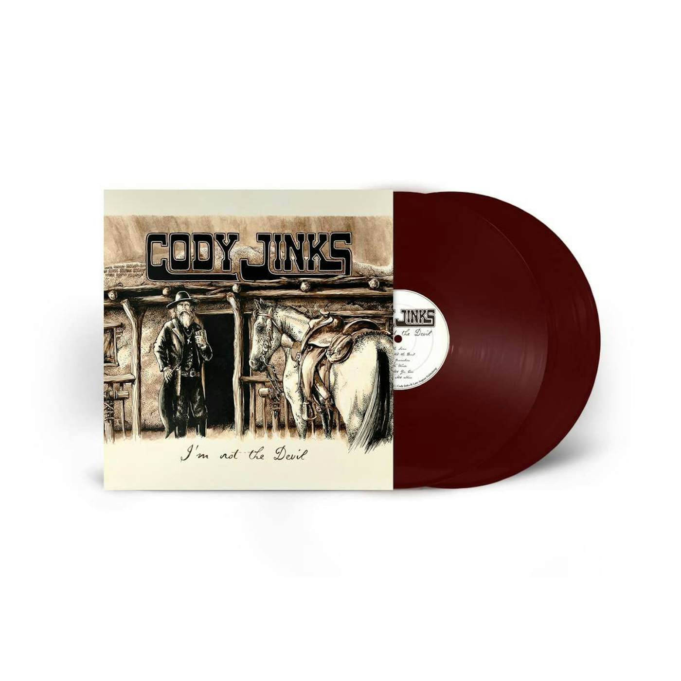 Cody Jinks I'm Not The Devil (2LP/Maroon) Vinyl Record