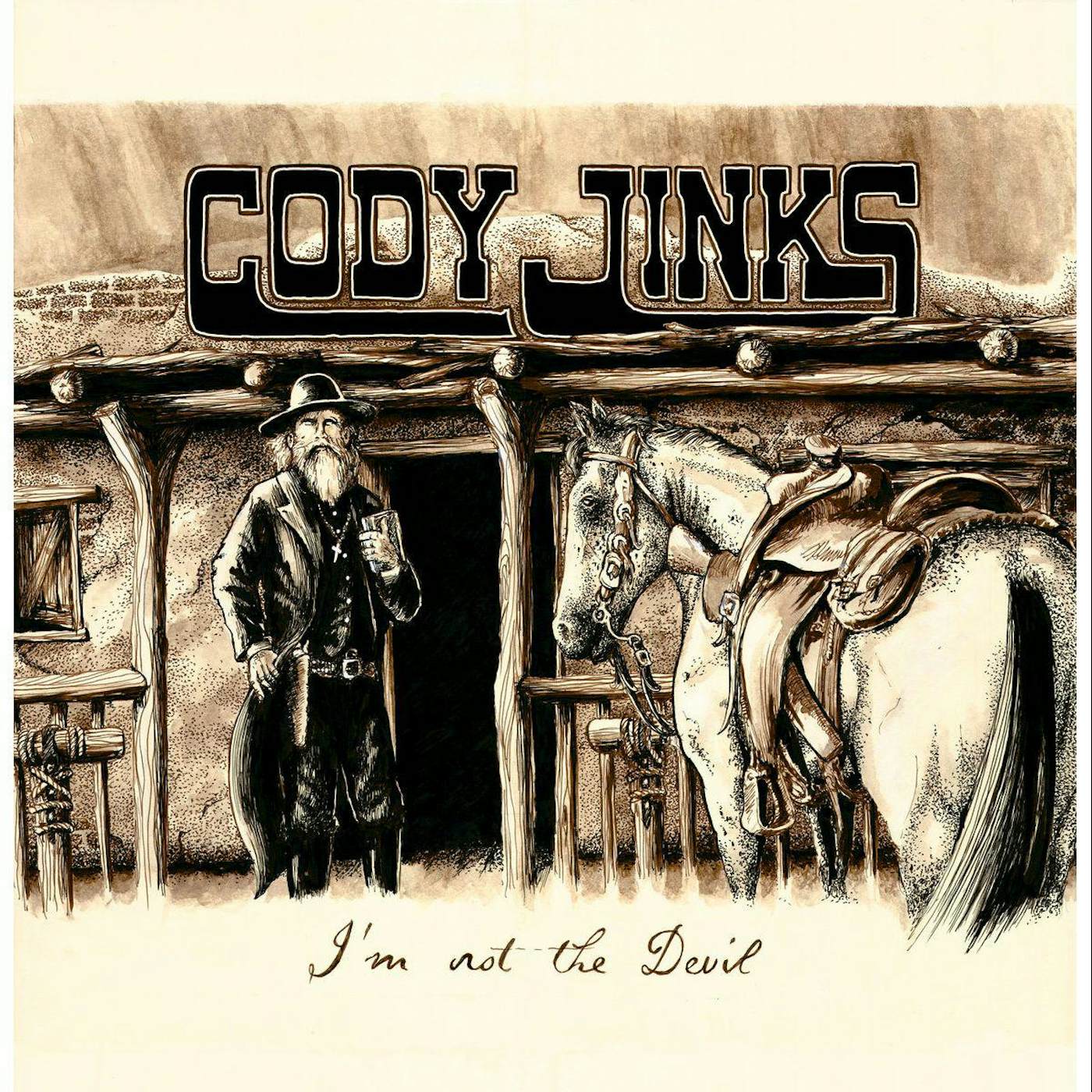 Cody Jinks I'm Not The Devil (2LP/Maroon) Vinyl Record