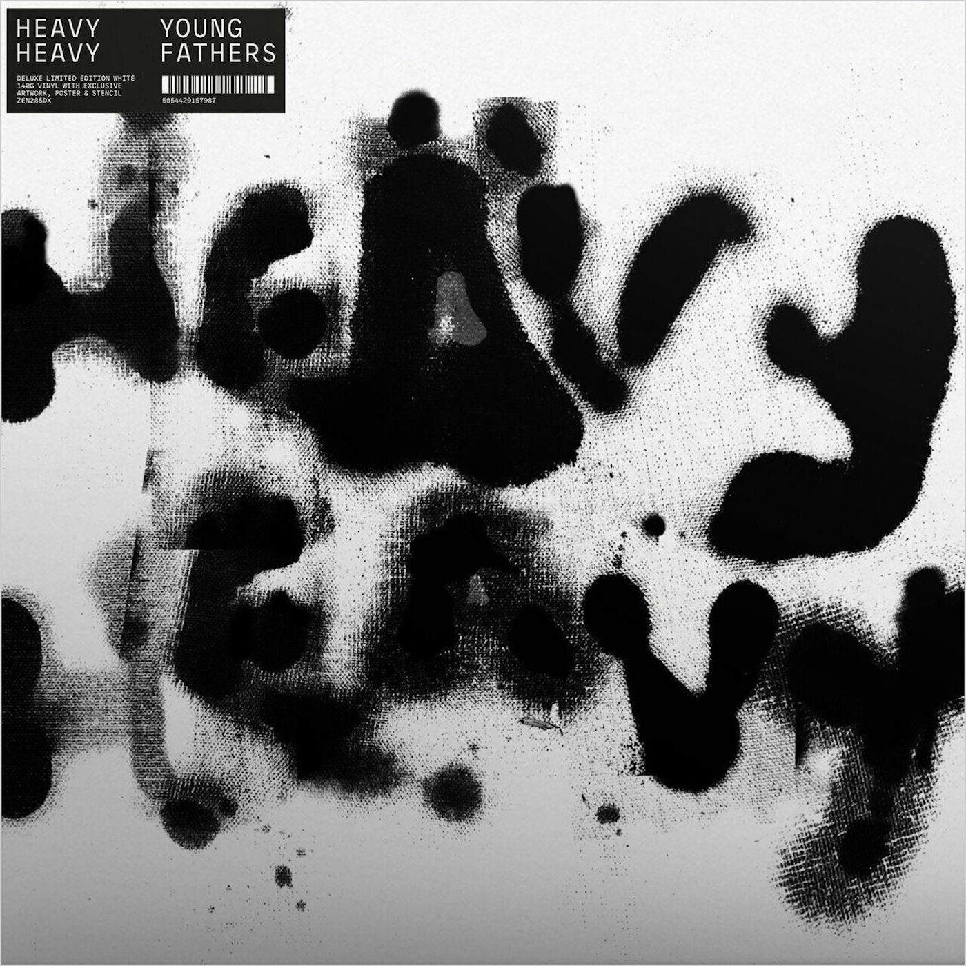 Young Fathers Heavy Heavy (White/White Sleeve/140g/Deluxe) Vinyl Record