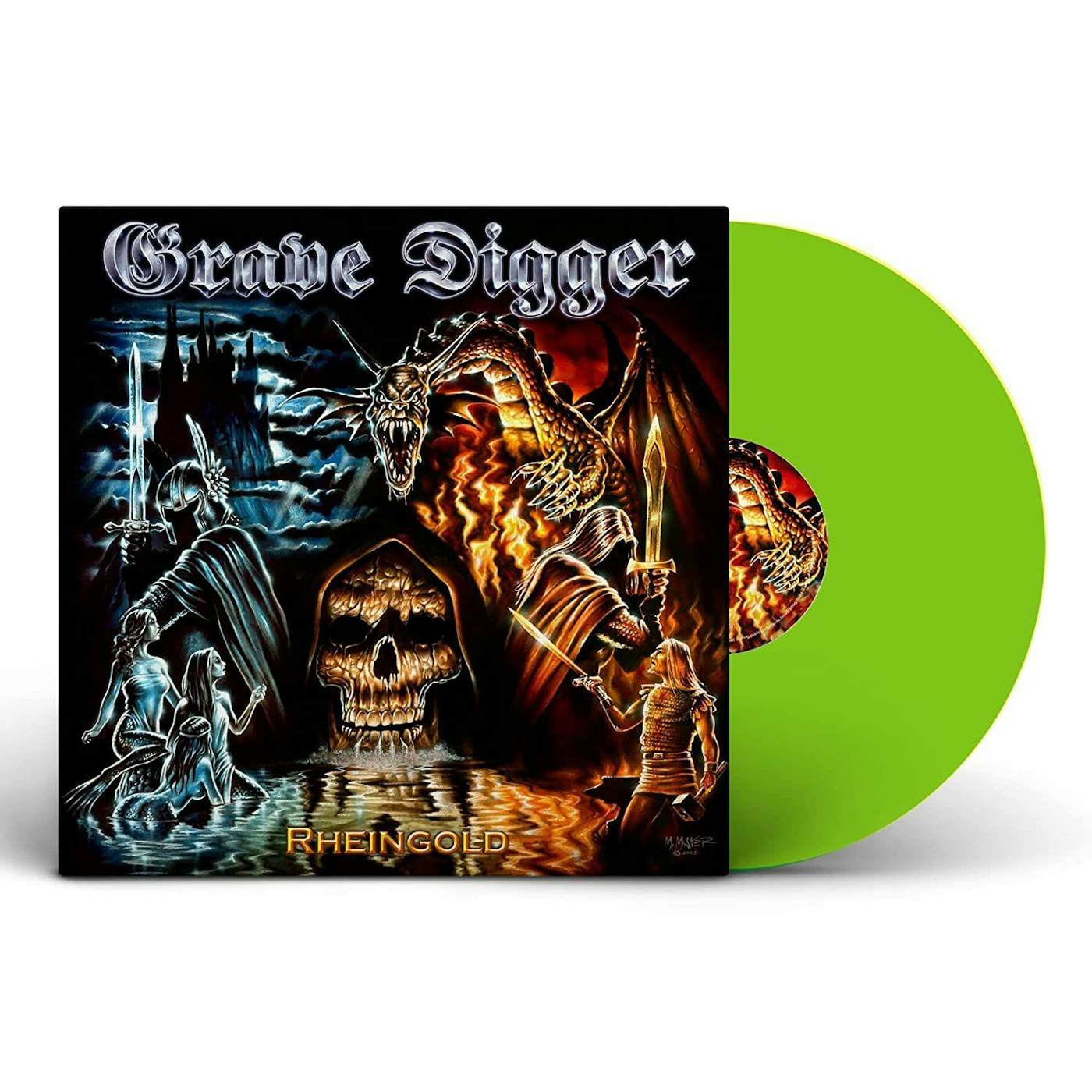 Grave Digger Rheingold (Green) Vinyl Record