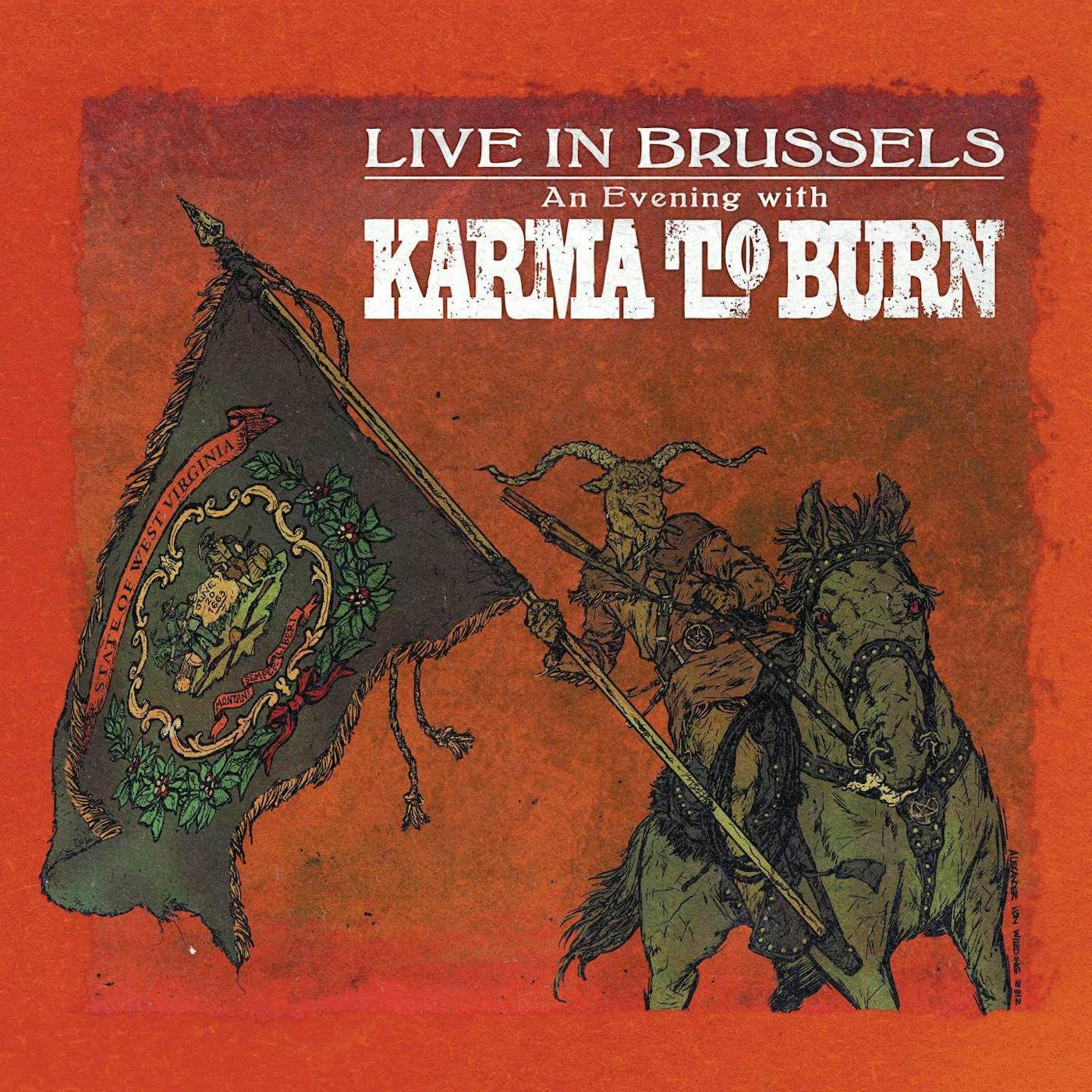 Karma To Burn Live In Brussels (Blue) Vinyl Record