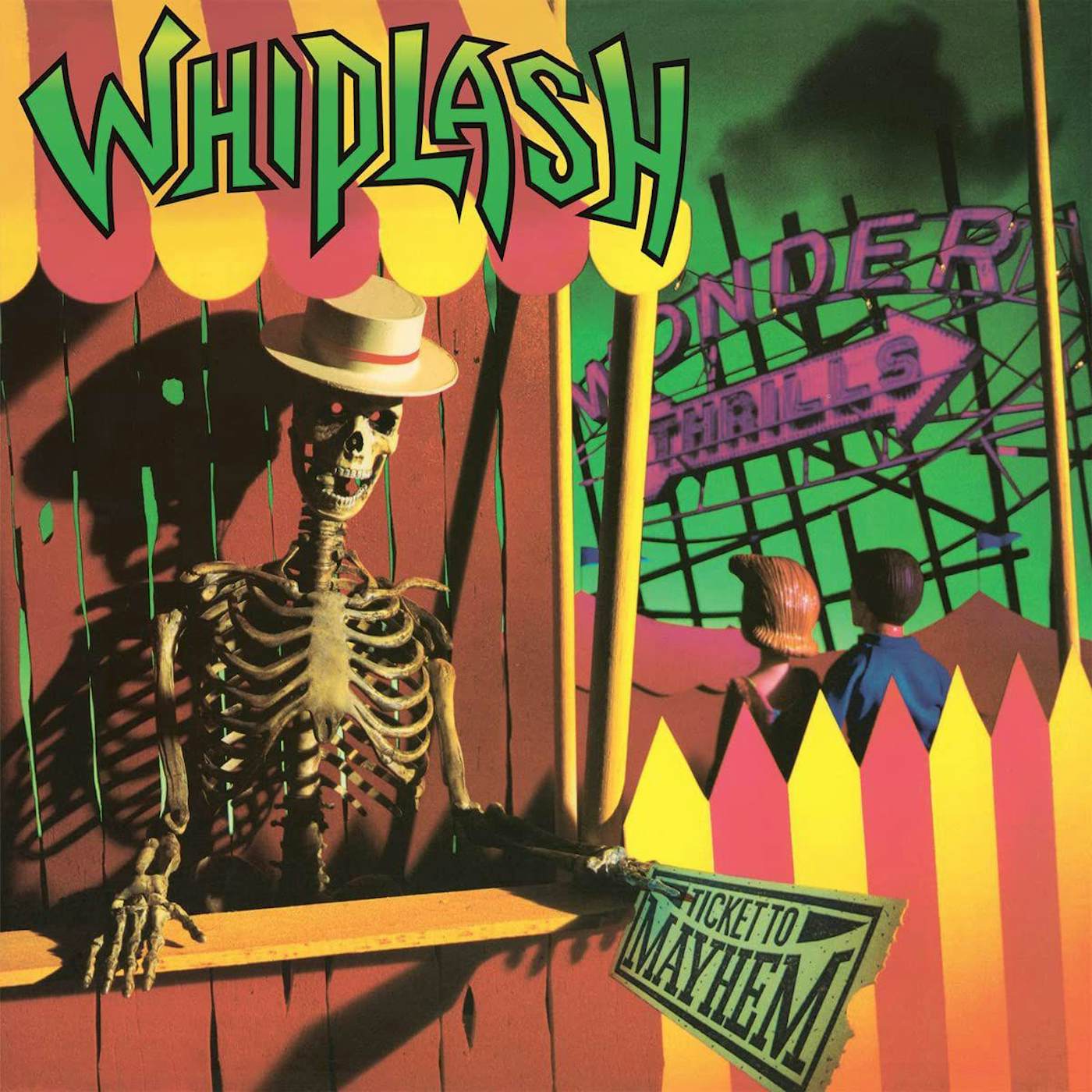 Whiplash Ticket To Mayhem (Limited 'Swamp Green') Vinyl Record