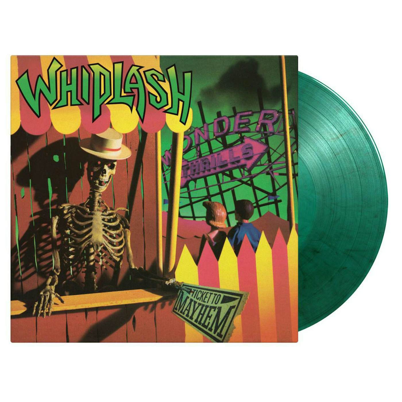 Whiplash Ticket To Mayhem (Limited 'Swamp Green') Vinyl Record