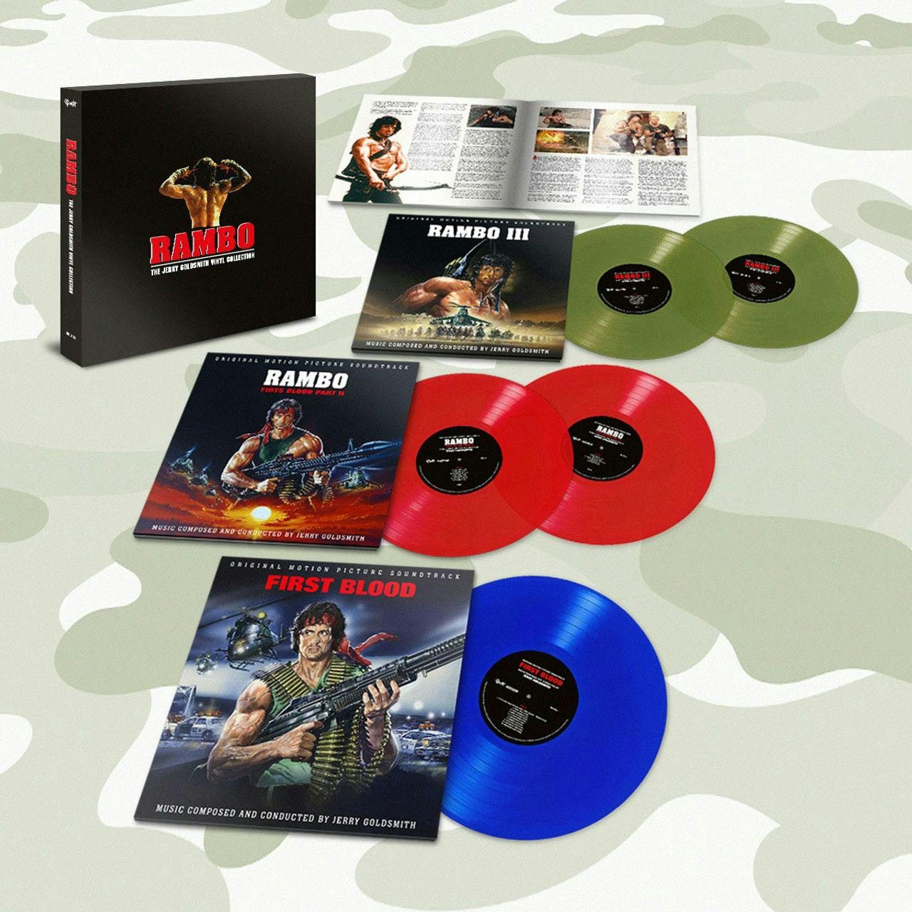 Rambo: The Jerry Goldsmith Vinyl Collection (Multicolor/5LP)
