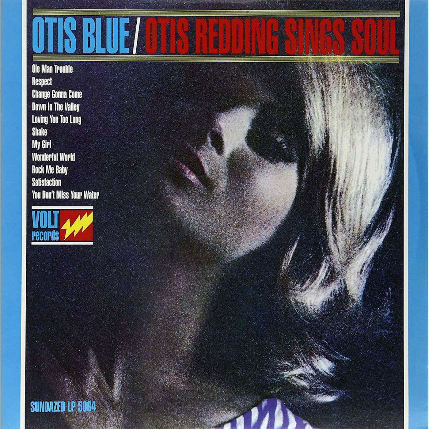 OTIS BLUE / OTIS REDDING SINGS SOUL Vinyl Record