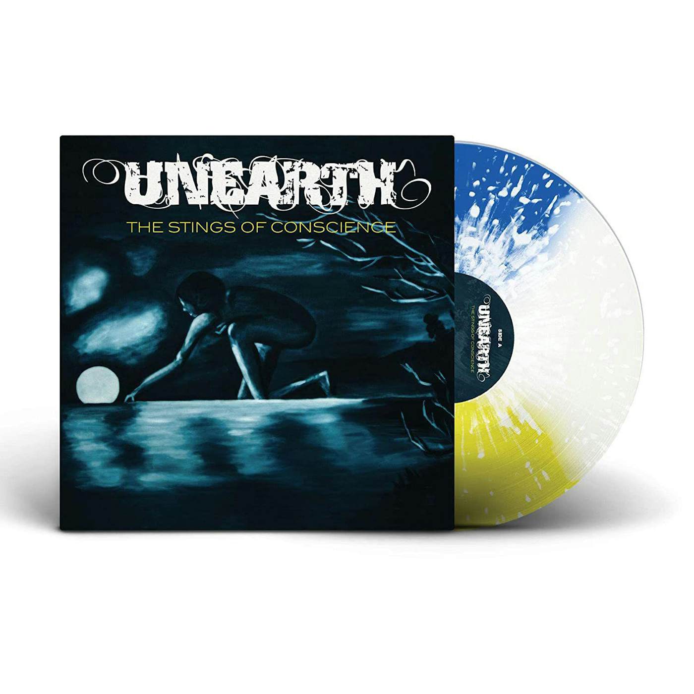 Unearth Stings Of Conscience (Blue, White & Yellow Splatter) Vinyl Record