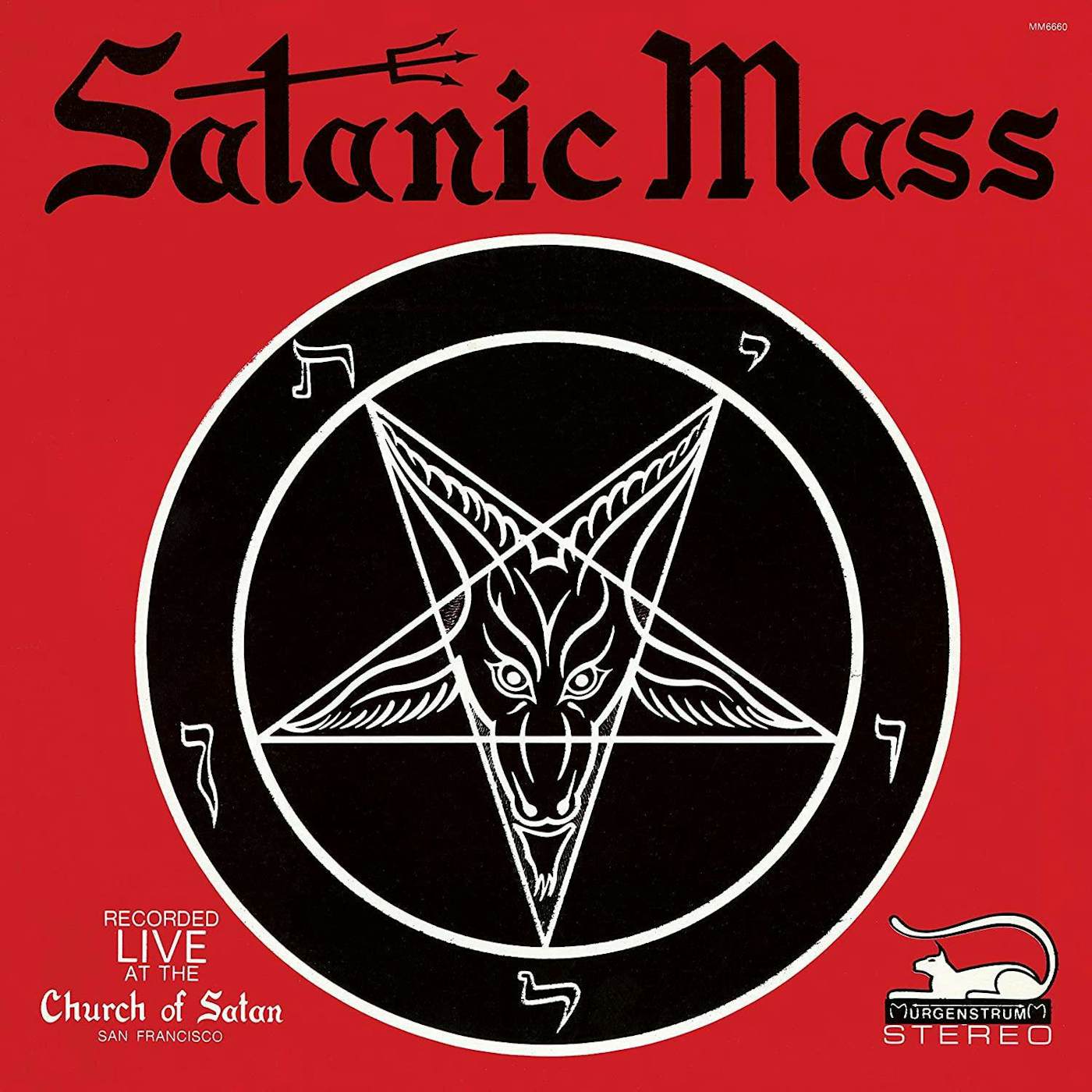 Anton LaVey Satanic Mass (Red/Black Splatter) Vinyl Record