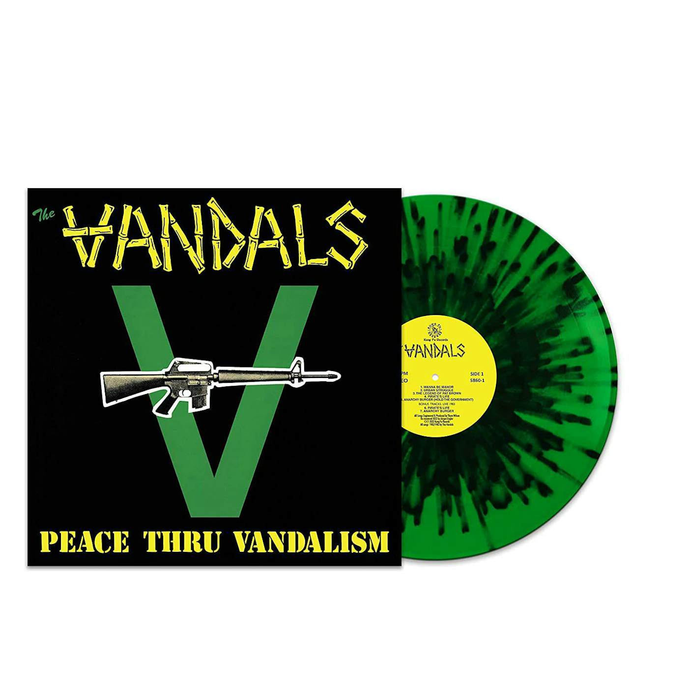 The Vandals  Peace Thru Vandalism (Green/black Splatter Vinyl)