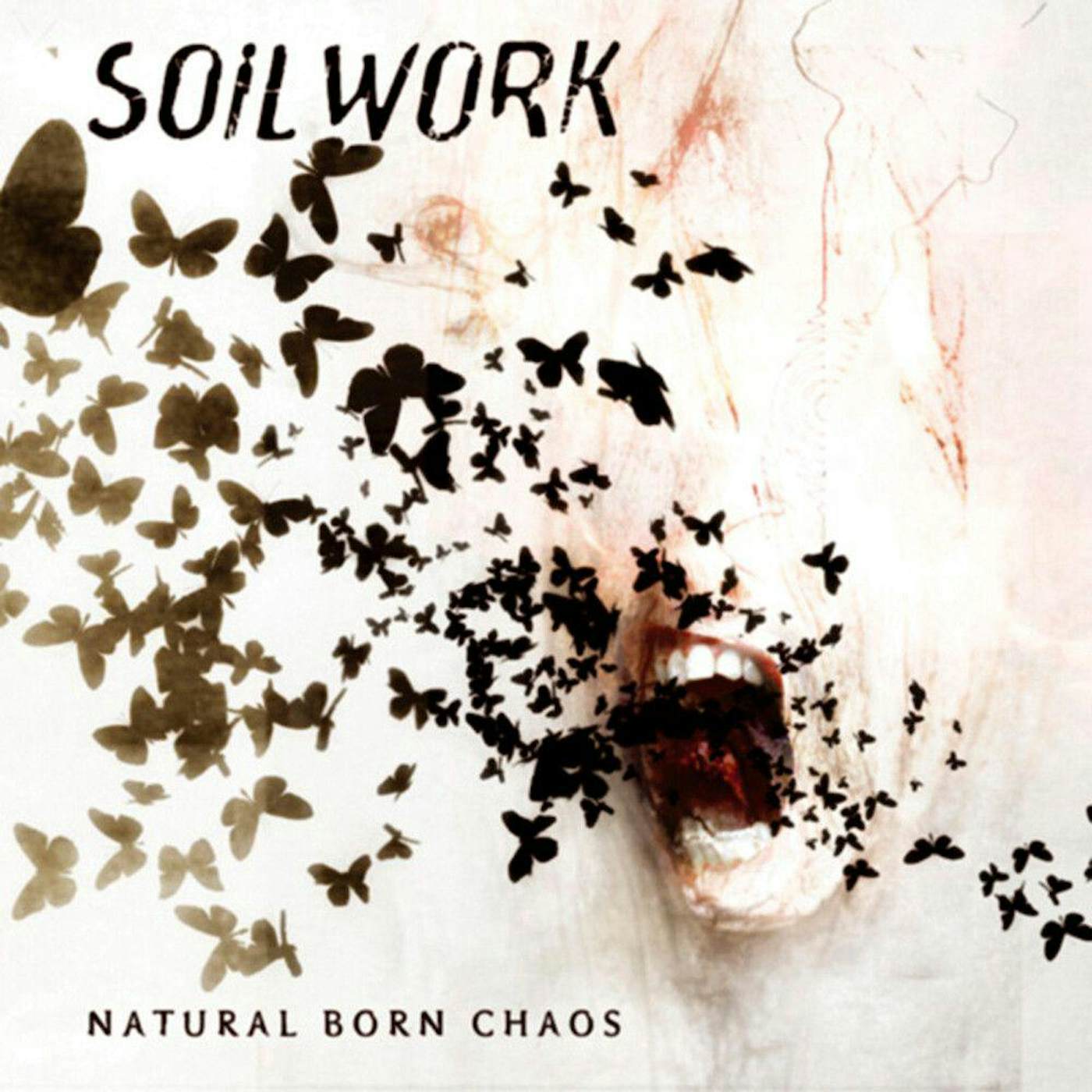 Soilwork Natural Born Chaos - White (Color) Vinyl Record
