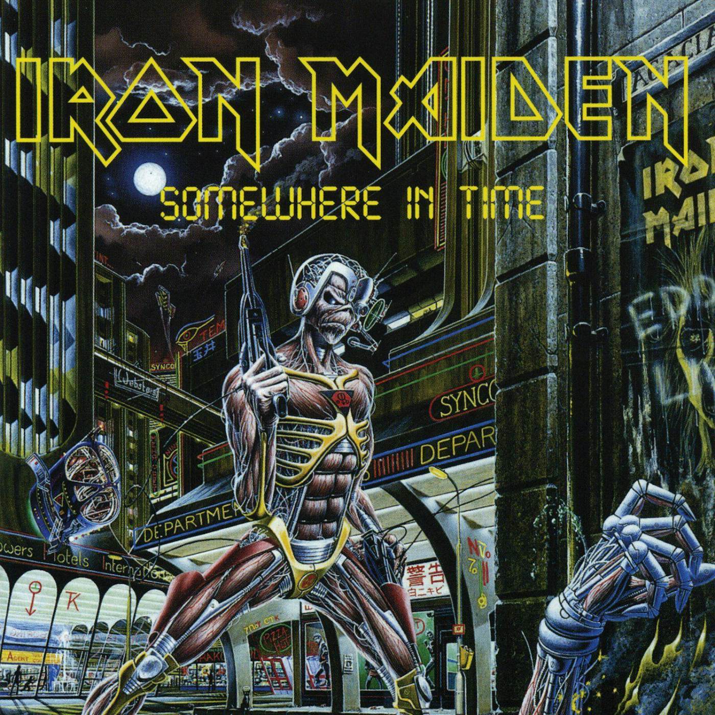 Iron Maiden SOMEWHERE IN TIME Vinyl Record