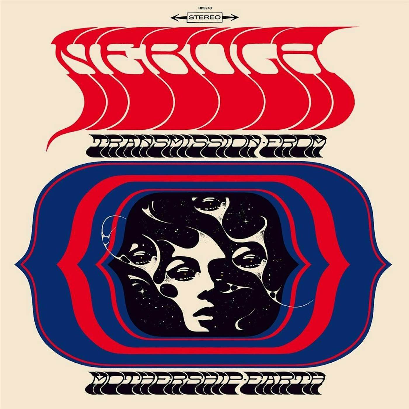 Nebula Transmission From Mothership Earth (Transparent Blue & Red Splatter) Vinyl Record