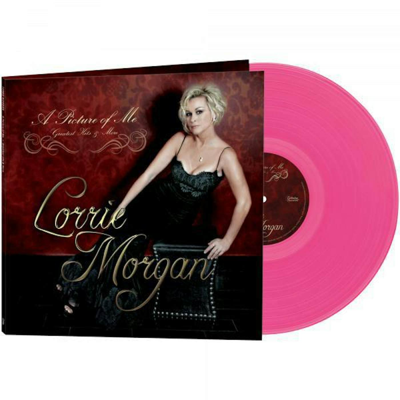 Lorrie Morgan Picture Of Me - Greatest Hits & More (Pink Vinyl Record)