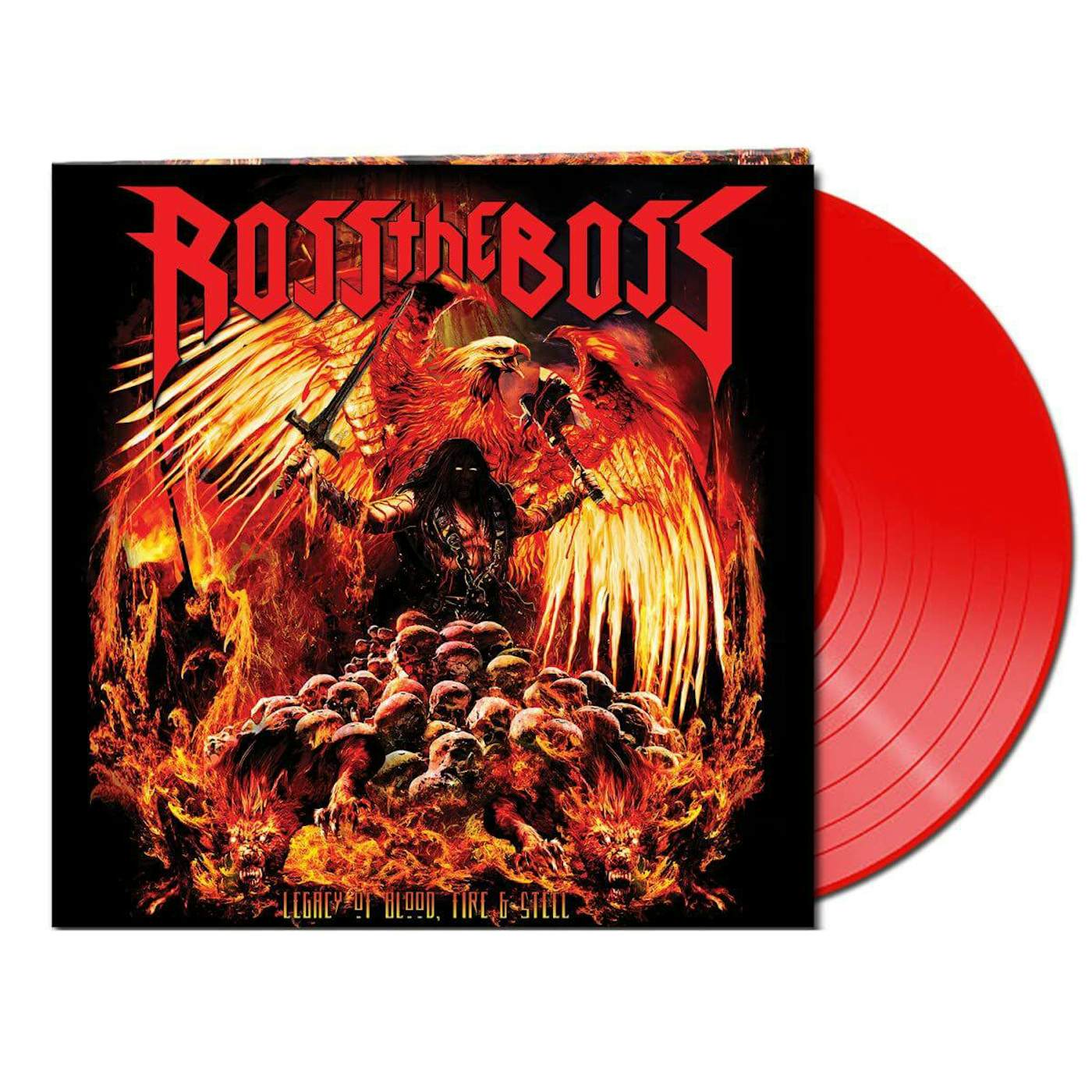 Ross The Boss Legacy Of Blood, Fire & Steel (Red) Vinyl Record