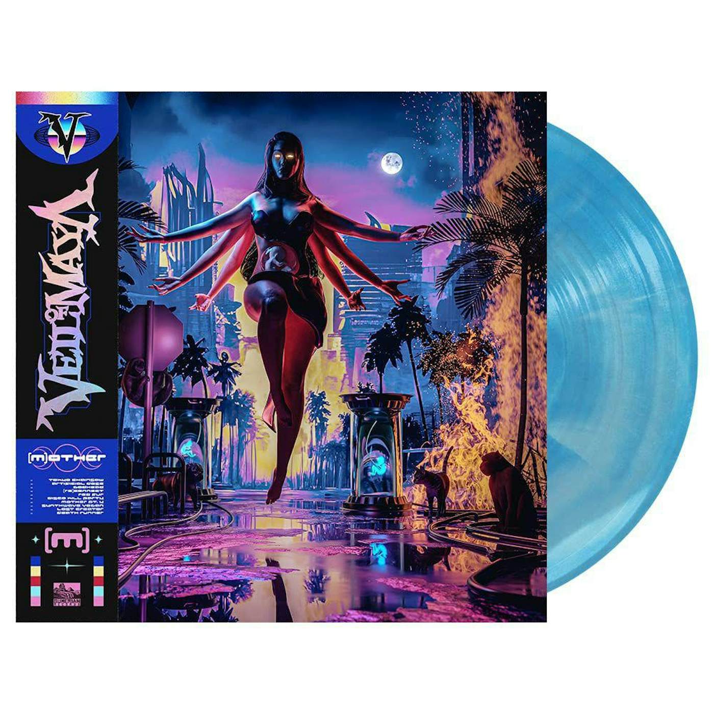 Veil Of Maya [m]other (Cyan & Electric Blue Galaxy) Vinyl Record